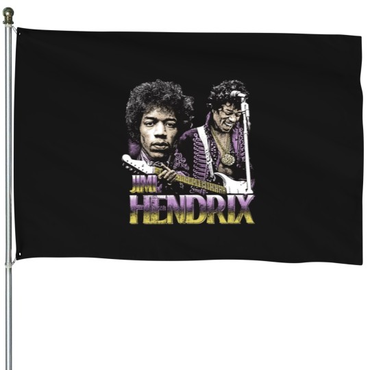 Discover Jimi Hendrix Rock Jimi Hendrix Vintage Music House Flags