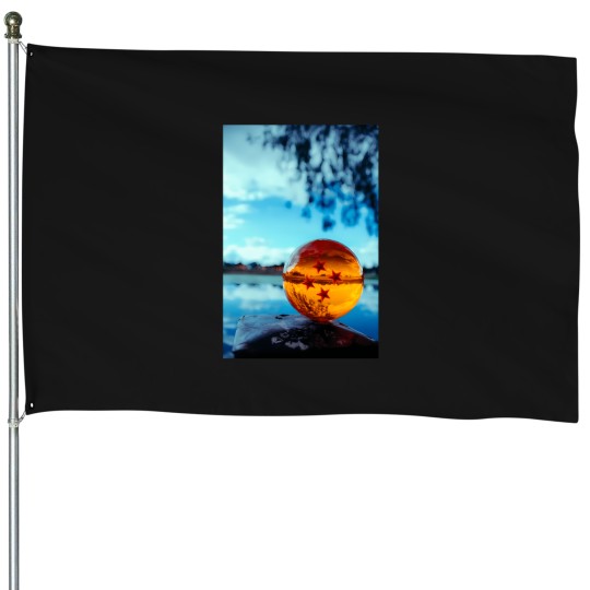Discover Dragon Ball Ball Design Sticker 1132 House Flags