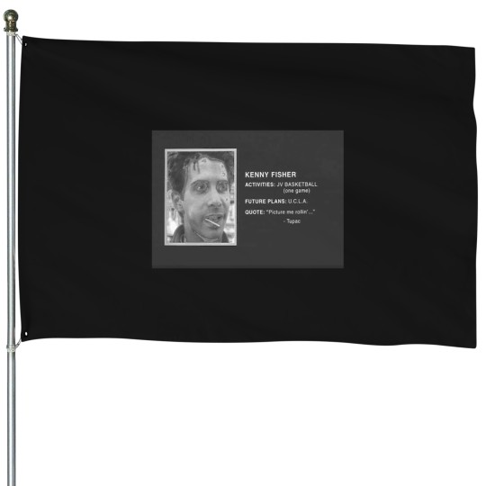 Discover Kenny-Fisher-T T-Shirt House Flags