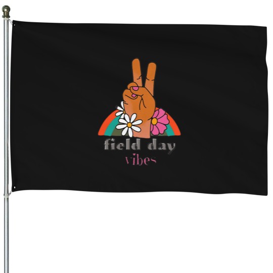 Discover Field-Day-Vibes-School-Game-Day-Student-Teacher-2022 House Flags