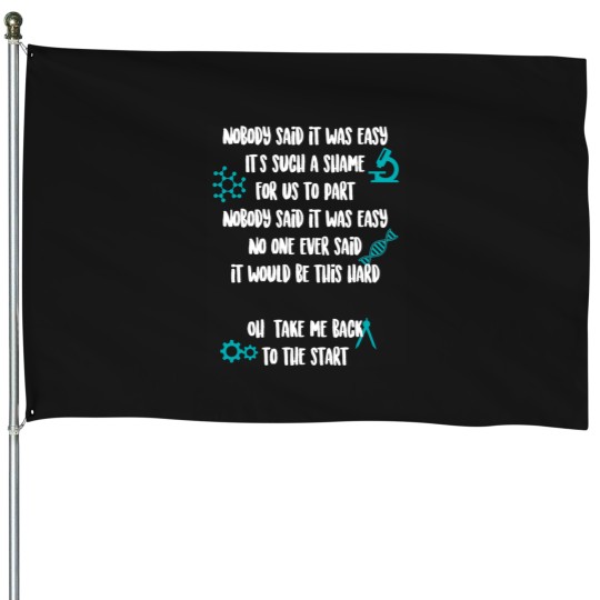Discover Coldplay Scientist House Flags