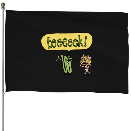 Discover Eeeeeeek! House Flags