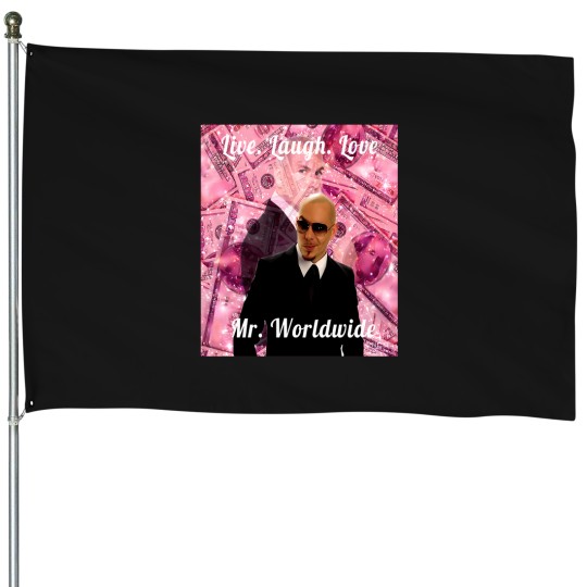 Discover Mr.-Worldwide-Pitbull-Dollar T-Shirt House Flags