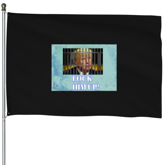 Discover Lock Him Up 220 House Flags