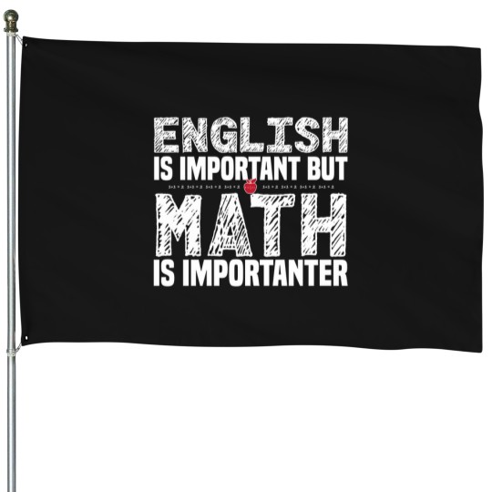 Discover English Math Teachers Students Gift Best Gift For Who Loves Math 2971 House Flags