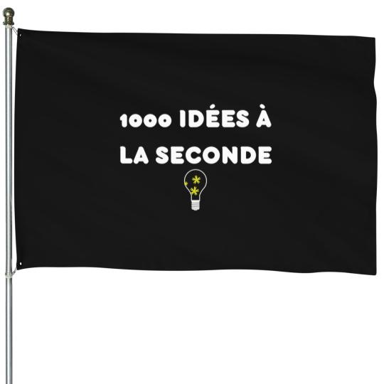 Discover 1000-Ideas-At-A-Second---Cerebral-T-Shirt House Flags