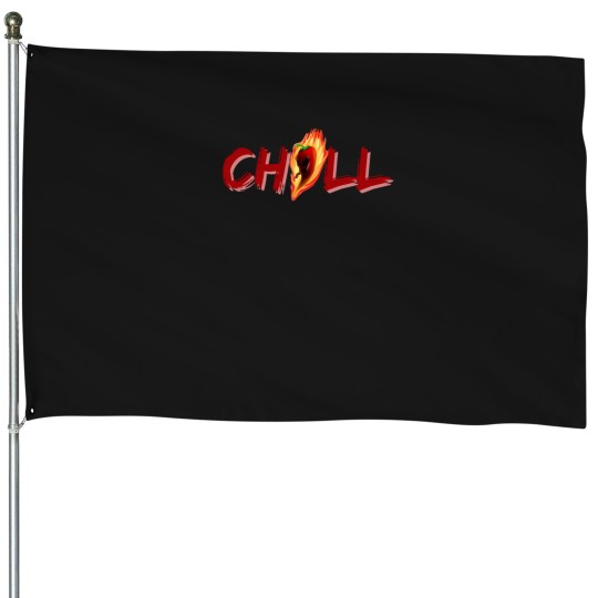 Discover red hot chilli pepper House Flags