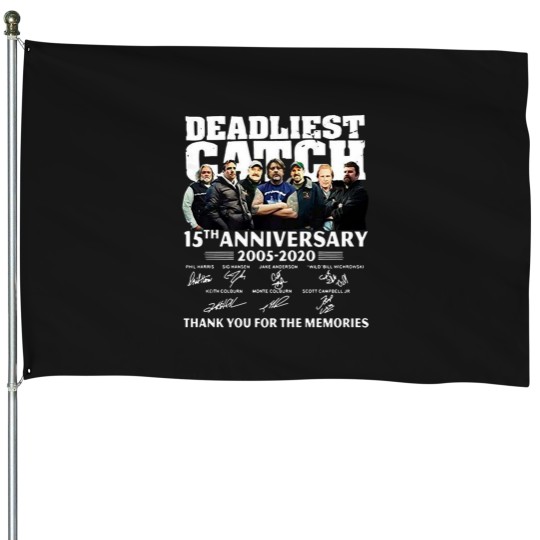 Discover Deadliest Catch 15Th Anniversary 2005-2020 Premium House Flags