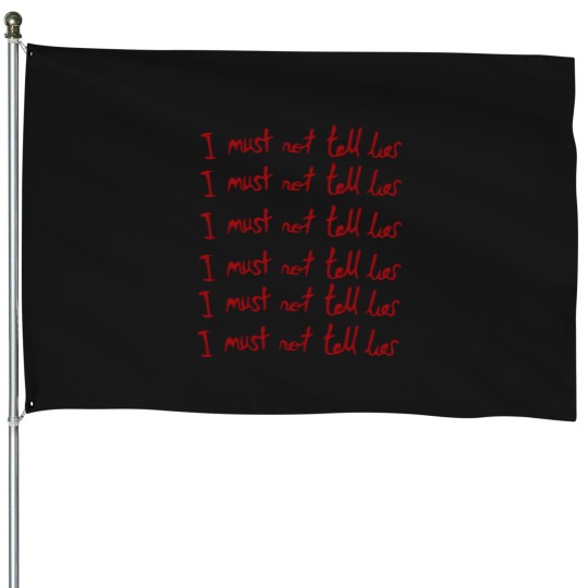 Discover I Must Not Tell Lies 737 House Flags