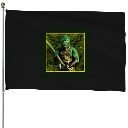 Discover startrek2020 The Original Series Weaponless, I Fight The Creature Gorn House Flags