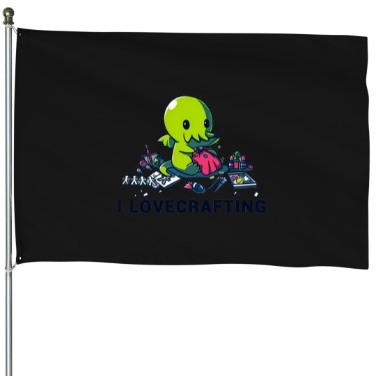 Discover I Lovecrafting 297 House Flags