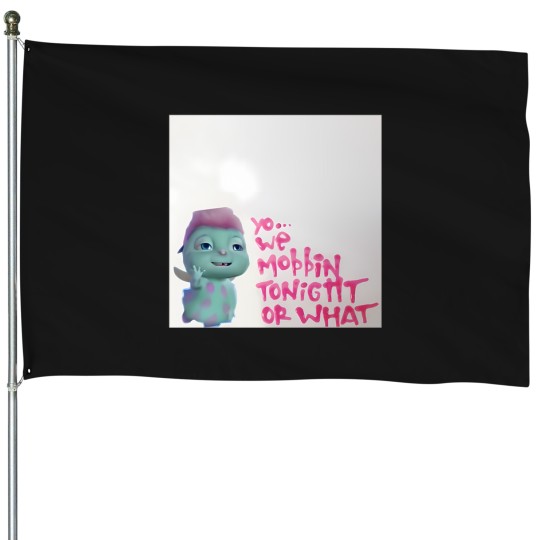 Discover Bibble Mobbin Or What Active T-Shirt 3878 House Flags