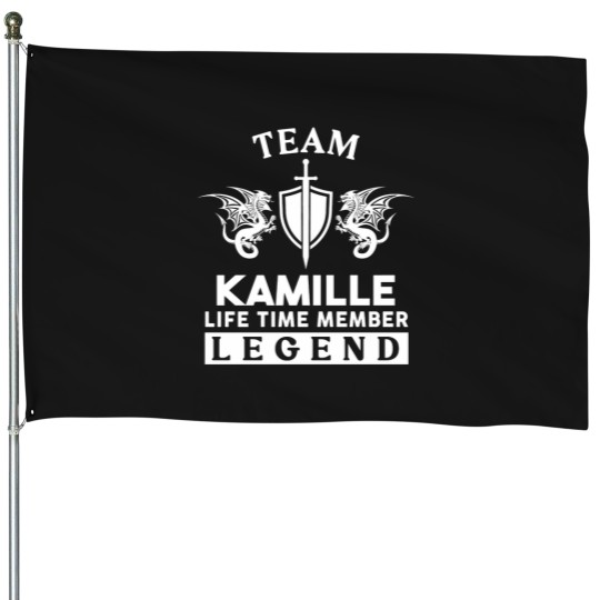 Discover Kamille Name T  - Kamille legends Lifetime Member Gift Item Tee House Flags