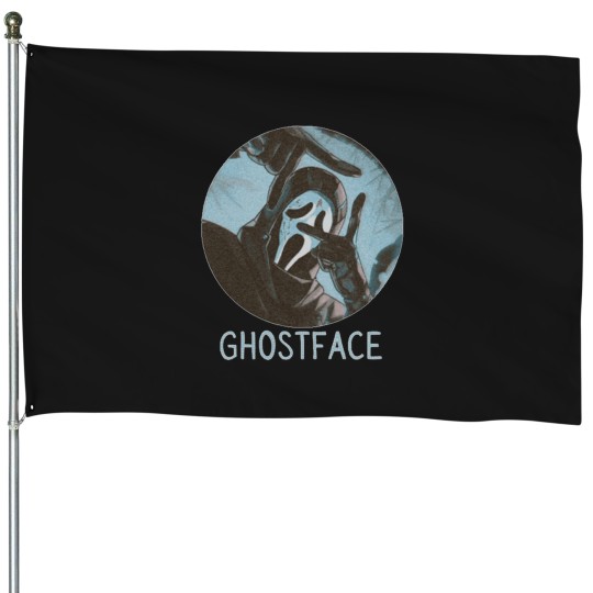 Discover Scary Dancing face 2 House Flags