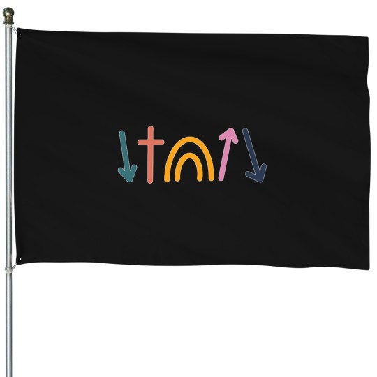 Discover Christ came died arose ascended and Hes coming back House Flags