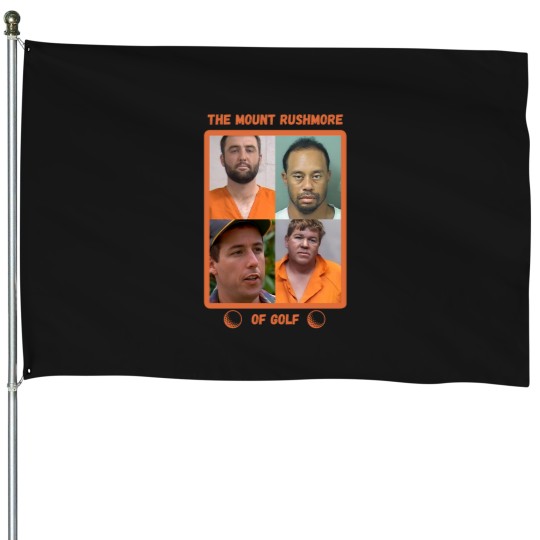 Discover Mount Rushmore of Golf House Flags, Funny Golf House Flags, Tiger House Flags, Free Scottie