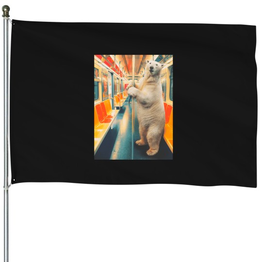 Discover polar express House Flags