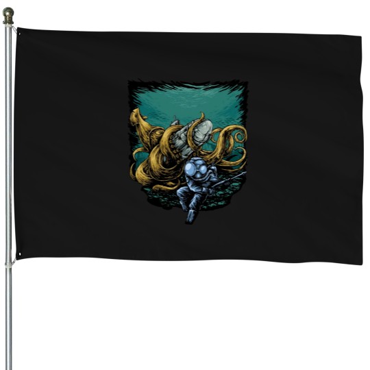 Discover Under The Sea House Flags