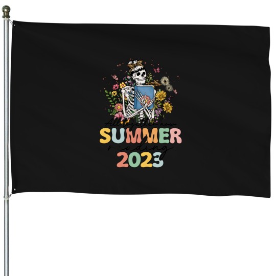 Discover All Together Now Summer Reading 2023 Leopard Skeleton House Flags