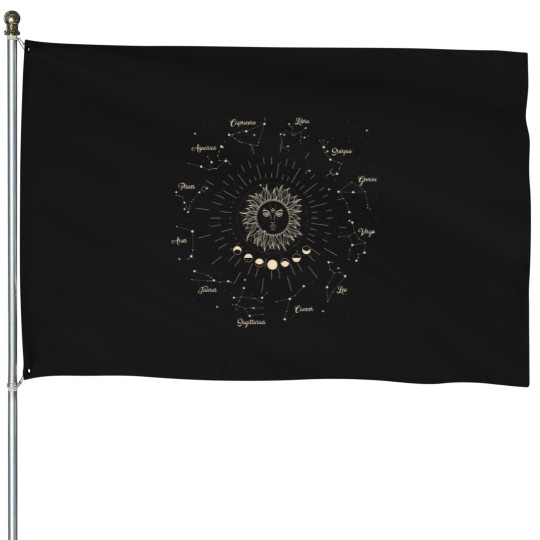 Discover Horoscope Constellations - Astrology Horoscope Gifts - Astrology Gift House Flags