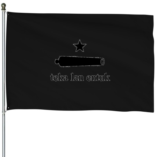 Discover teka lan njupuk iku' bendera (Javanese Come and Take It Flag) House Flags