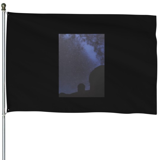 Discover Dark Blue Stars Sky Sticker 614 House Flags
