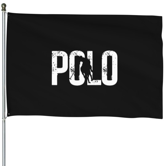 Discover Polo-Players-Horseback-Riding-Horse-Equestrian-Sports-T-Shirt House Flags