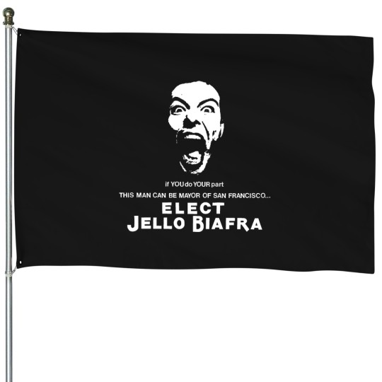 Discover elect jello biafra 1 House Flags