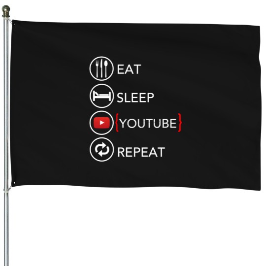 Discover Video Blogger Vlogger Like Subscribe Podcaster House Flags