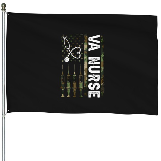 Discover Va Nurse Patriotic Nurse Week 2023 Proud American 4Th July House Flags