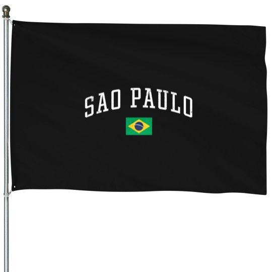Discover Sao Paulo Brasil Country Flag Vacation House Flags