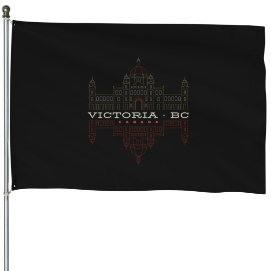 Discover Victoria-Bc-Canada T-Shirt House Flags