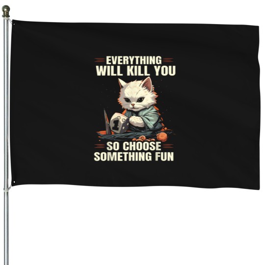 Discover Rpg-Gaming-Role-Playing-D20-Tabletop-Games-Funny-Rpg-Gamer-T-Shirt House Flags