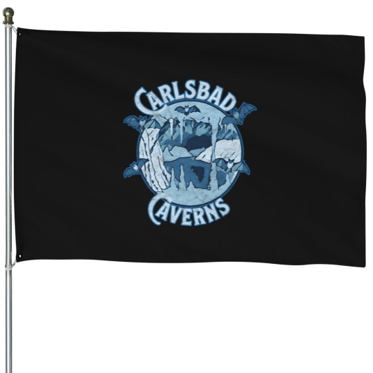 Discover Carlsbad Caverns National Park Cave Bat House Flags