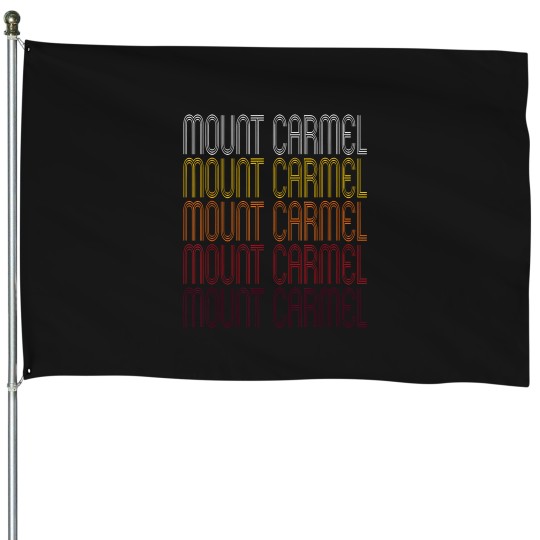 Discover Mount-Carmel-Pa--Vintage-Style-Pennsylvania-T-Shirt House Flags