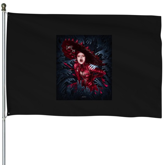 Discover Ld ga Abracadabra by Jorge Serrano House Flags, Tour House Flags for Little Monsters