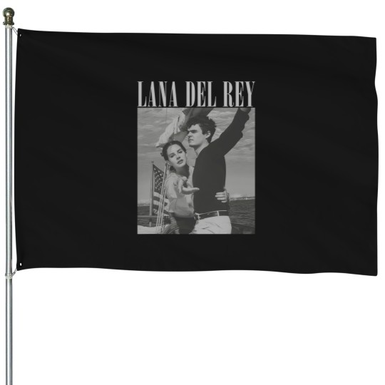 Discover Lana del rey Norman Rockwell House Flags
