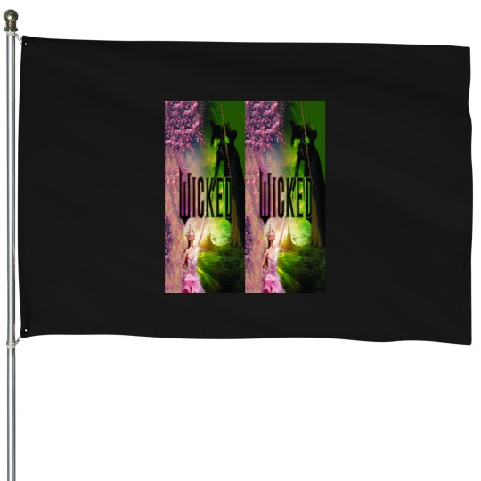 Discover Wicked 2024 Film Ceramic Ornament House Flags