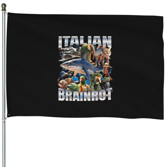 Discover Italian Brain Tralalero Tralala - Tralalero Tralala - House Flags