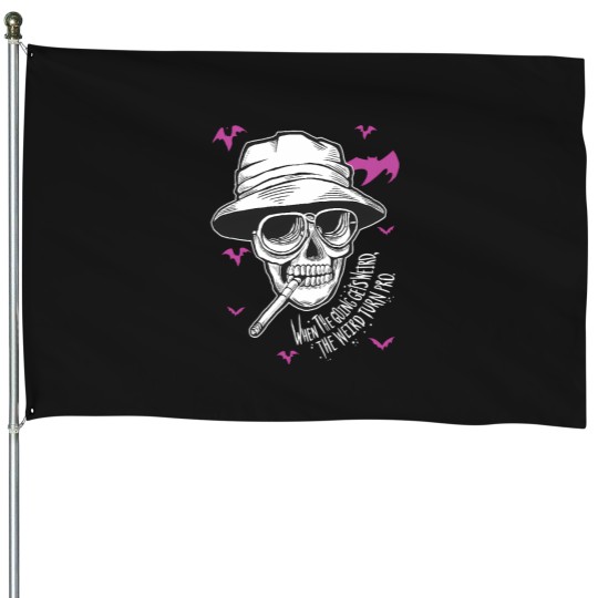 Discover Vintage Style Arts Fear And Loathing In Las Vegas Interesting Facts House Flags