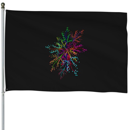 Discover Neuron Baseball  Sleeve T-Shirt 3955 House Flags