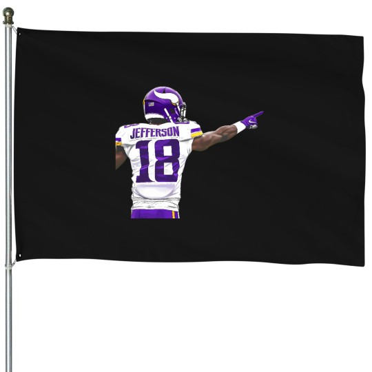Discover Justin Jefferson's Victory Point House Flags
