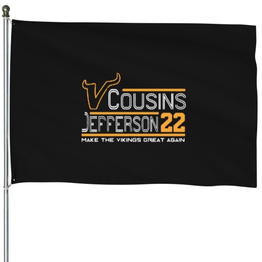 Discover Kirk Cousins Justin Jefferson 2022 House Flags