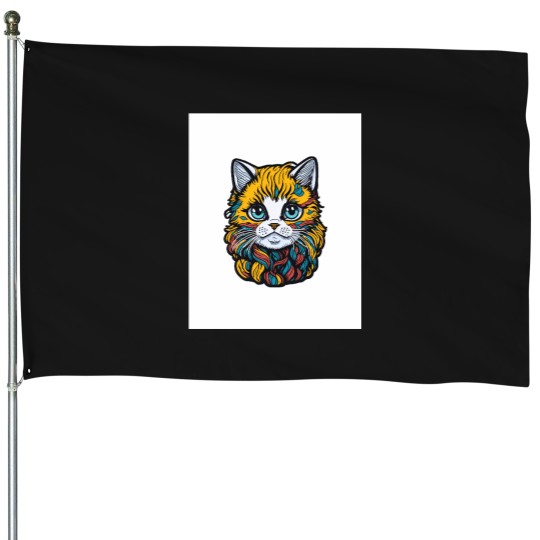 Discover kitten 05 House Flags
