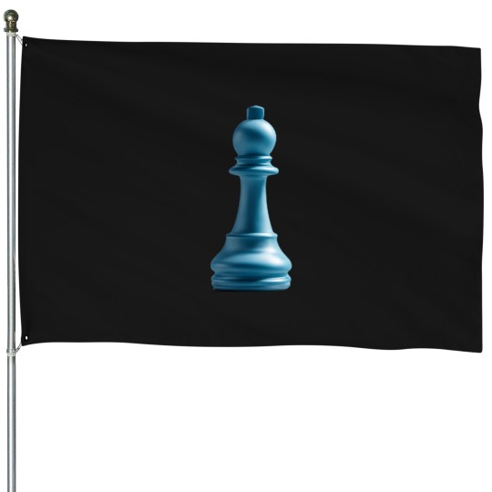 Discover The Basic Blue Chess Pawn House Flags