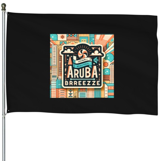 Discover Aruba is a breezeActive(1) House Flags