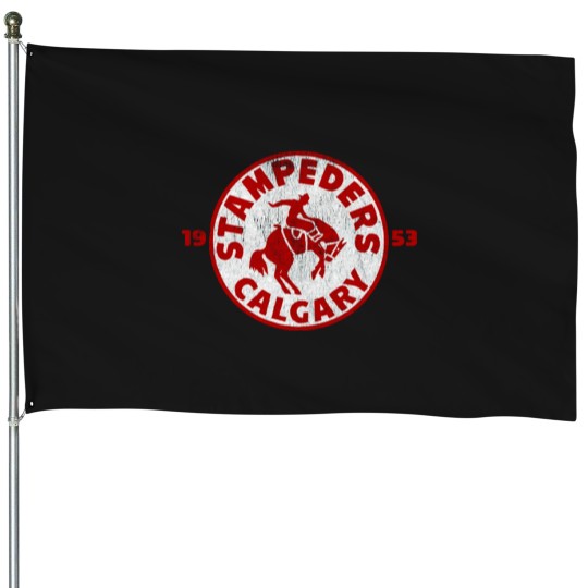 Discover Vintage Calgary Stampeders Hockey (3).png House Flags