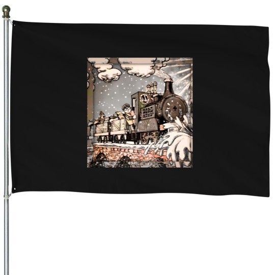 Discover Ivor Early Engine Indie House Flags