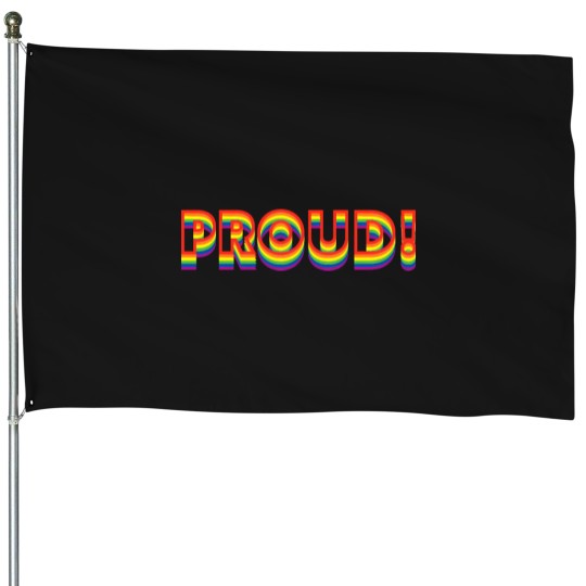 Discover Proud T-Shirt House Flags