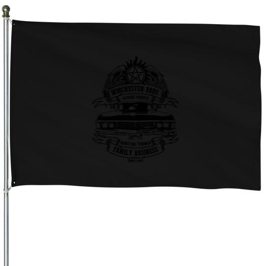 Discover 1752-Saving-People-Hunting-Things-Family-Business-Active-T-Shirt House Flags
